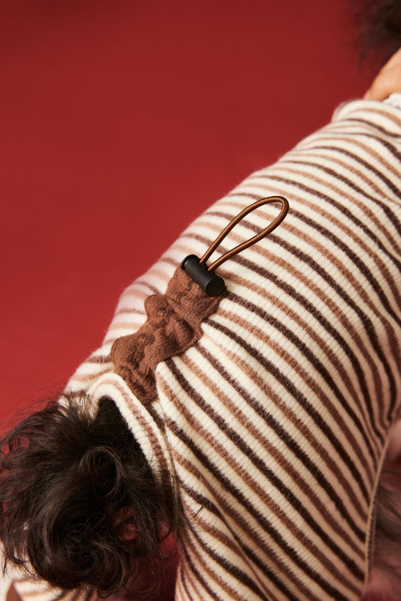 Warm four - legged striped base layer for dogs