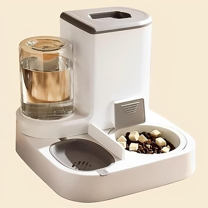 2-in-1 Automatic Pet Feeder and Water Dispenser Set