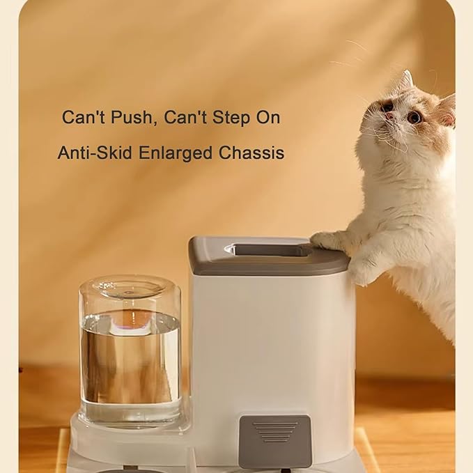 2-in-1 Automatic Pet Feeder and Water Dispenser Set