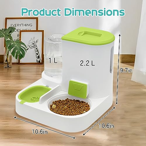2-in-1 Automatic Pet Feeder and Water Dispenser Set