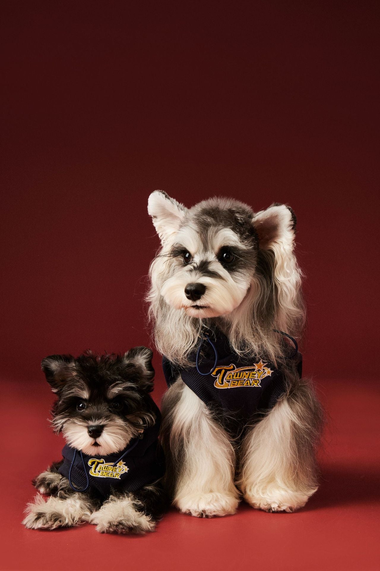 Fleece-lined sleeveless hooded sweatshirt for dogs