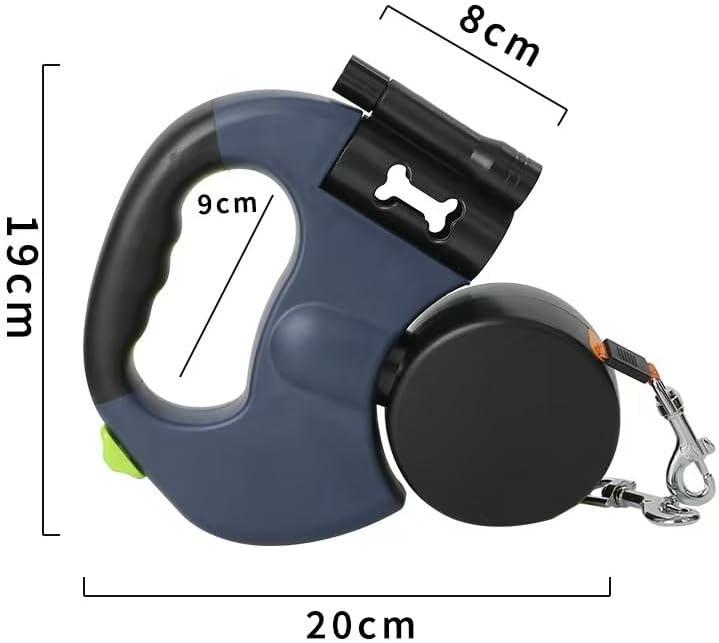 Tangle-Free Dual Dog Leash with 360° Swivel Head – For 2 Small to Medium Dogs (30 lbs)
