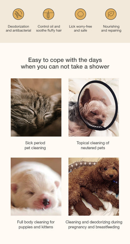 Pet Spa Cleaning Gloves