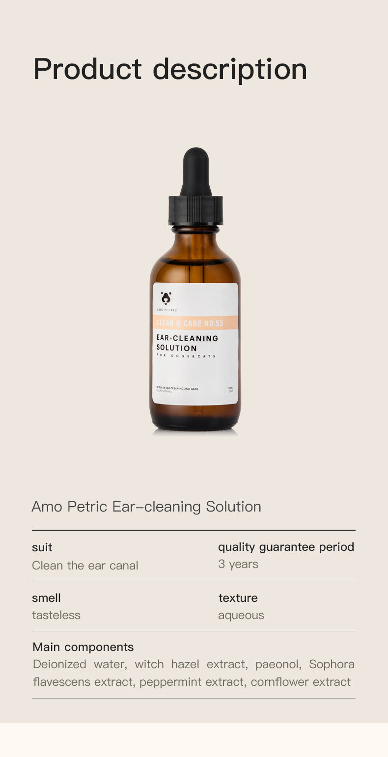Pet Ear-Cleaning Solution