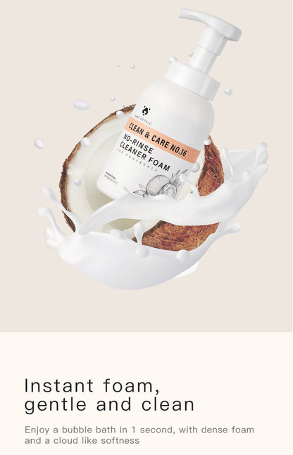 Pet Coconut Oil No-Rinse Cleansing Foam