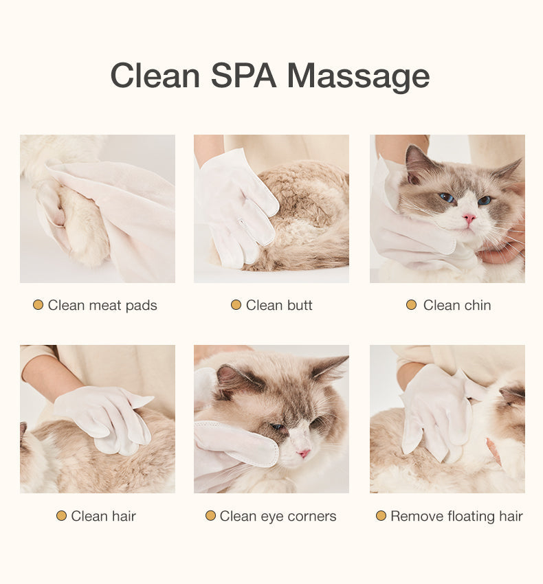 Pet Spa Cleaning Gloves