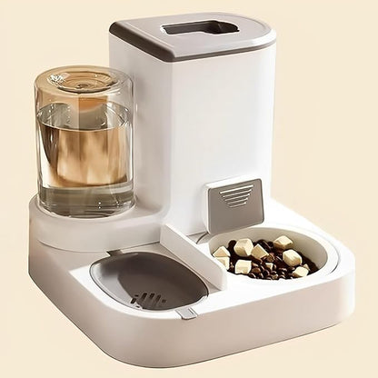 2-in-1 Automatic Pet Feeder and Water Dispenser Set