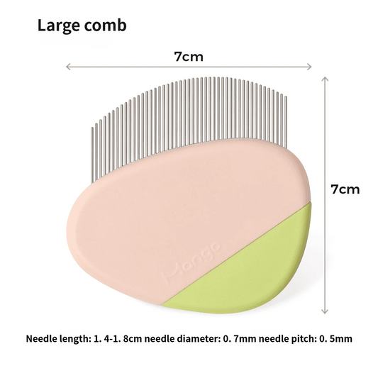 Pet Grooming Comb Set, Including Wide/Dense Pin Combs, Rake Combs, and Facial Combs, Comprehensive Care for Pet Hair 🐾