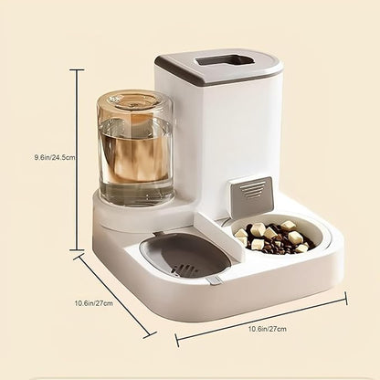 2-in-1 Automatic Pet Feeder and Water Dispenser Set