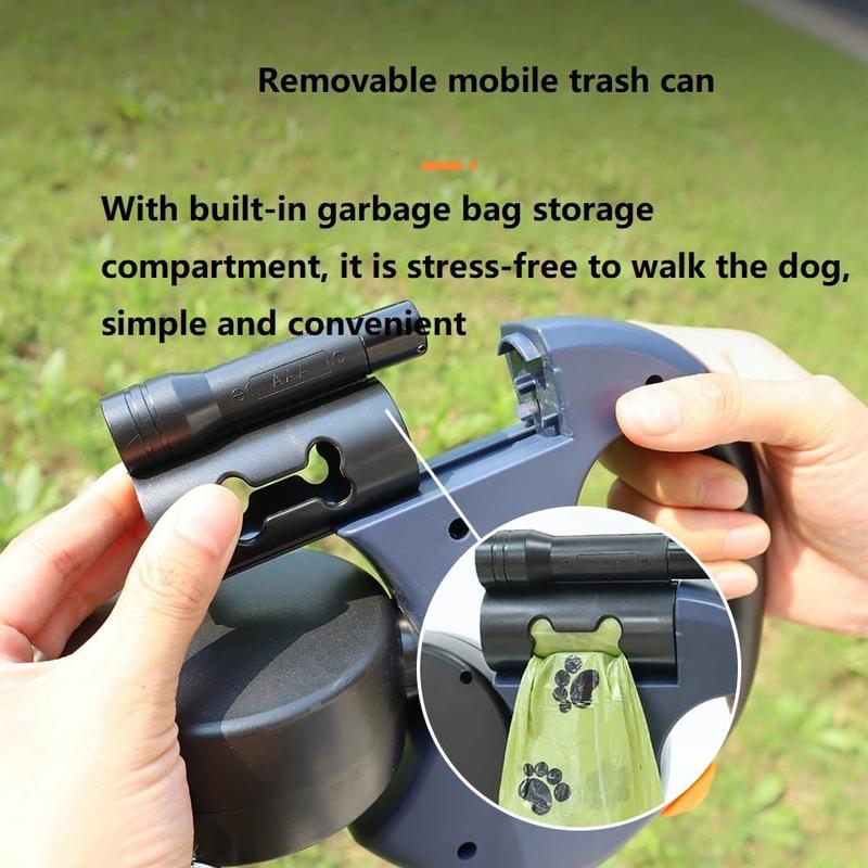 Tangle-Free Dual Dog Leash with 360° Swivel Head – For 2 Small to Medium Dogs (30 lbs)