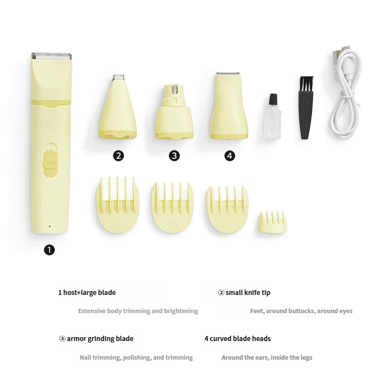 4 in 1 Clippers Trimmer Grooming Kit