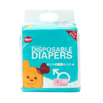 Dog 10PCS/pack Super Absorption Pants Diapers Disposable Leakproof Puppy