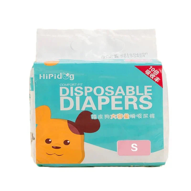 Dog 10PCS/pack Super Absorption Pants Diapers Disposable Leakproof Puppy