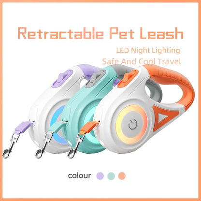 LED Retractable Dog Leash – Flexi Dog Leash
