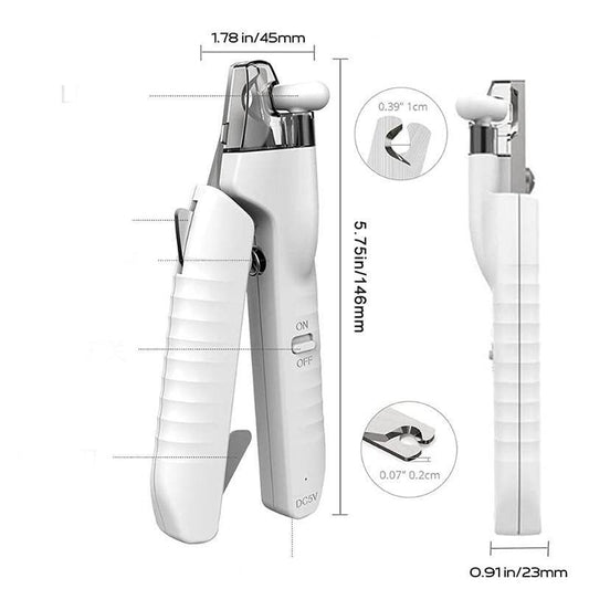 Nail Clippers with LED Light